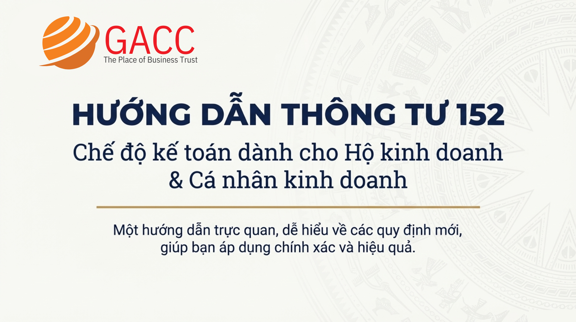 Hướng dẫn Thông tư 152 - Trang bìa