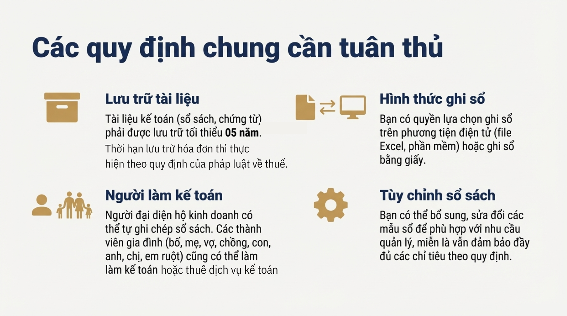 Các quy định chung cần tuân thủ theo Thông tư 152